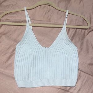 free people cropped sweater tank